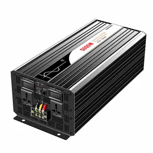 Inverter di potenza Inverter a onda sinusoidale pura da 5000W DC12V 24V 48V a ac 230V/120V