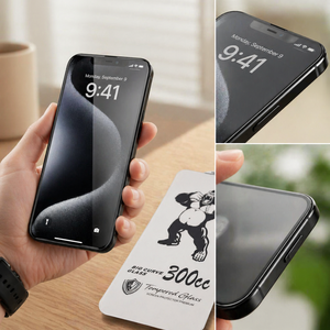 Pellicola Protettiva per Telefono con Motivo Gorilla 300CC, Vetro Temperato <span class=keywords><strong>Anti</strong></span>-Impronta e Antiurto per Nokia C32 - Product Image 5
