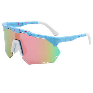 Lunettes de soleil polarisées <span class=keywords><strong>Viper</strong></span>, lunettes de vélo surdimensionnées de créateur, lunettes de sport pour hommes, lentille monobloc, lunettes de soleil de plein air 2023 - Product Image 1