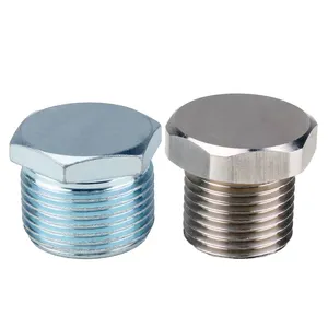 NPT Metric G IP66 Stainless Steel Waterproof Explosion-Proof Male Threaded Plug Stopping M25 Flameproof Nickel Plated Brass