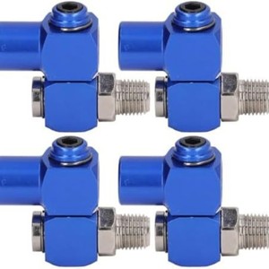 Junta Rotatoria Neumática Original y Nueva, Rotación de 360 Grados, Conexión NPT de 1/4 de Pulgada, Cuerpo de Aluminio, Entrada de Aire Universal - Product Image 4