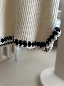Gilet en laine et tissu unique avec bord crocheté à la main, respirant et anti-rides, design décontracté, logo avant - Product Image 5