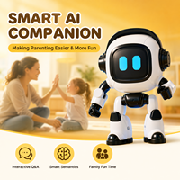Robot Inteligente de Compañía Humanoide Blanco y Negro con Pantalla Expresiva para el Hogar, Oficina o Regalo, Precio de Fábrica