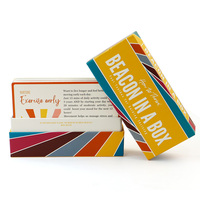 Tarjetas de Juego de Papel Impresas Personalizadas con Caja con Tapa y Base, Entretenimiento Familiar Ecológico de un Fabricante Personalizado