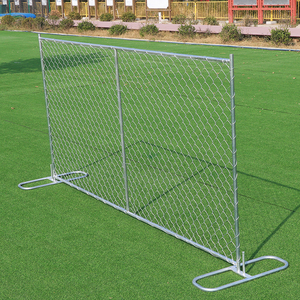 Mỹ Kim Loại Chân Có Thể Tháo Rời Tạm Thời Hàng Rào Chuỗi Liên Kết Hàng Rào Cho Xây Dựng Trang Web - Product Image 2