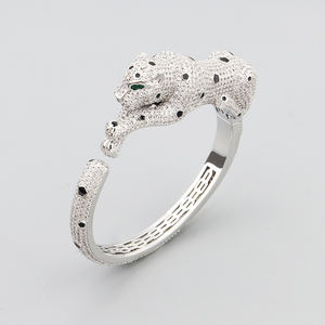 Commercio all'ingrosso delle donne del nuovo arrivo set di gioielli di moda della ragazza zircone cubico gioielli <span class=keywords><strong>argento</strong></span> oro <span class=keywords><strong>bracciale</strong></span> e anello - Product Image 4