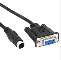 Maßgefertigtes DB9-Stecker auf 8-Pin Mini-DIN-Adapterkabel RS232 Seriell 4-6-8-9 Pin DB9-Stecker Mini-DIN 4-PIN-Stecker