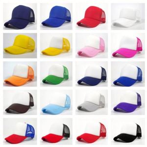 Adults Factory Wholesale in Stock Trucker Hat Plain 5 Panels Mesh <b>Foam</b> <b>Cheap</b> Trucker Hats - Product Image 2
