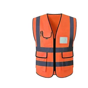 China supplier traffic warning reflective polyester high visibility safety vest