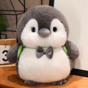 ตุ๊กตาเพนกวินการ์ตูนน่ารัก ของเล่นตุ๊กตาผ้าพลัฌใยฝ้าย PP หมอนกอดนอนหลับ ของขวัญวันเกิด เพื่อนเล่นก่อนนอนสำหรับเด็ก ตุ๊กตาผ้า - Product Image 5