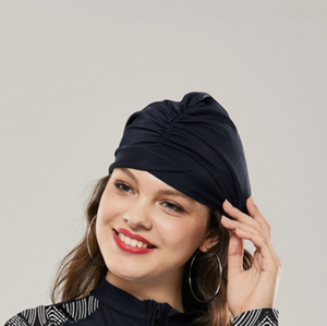 Maillot <span class=keywords><strong>de</strong></span> <span class=keywords><strong>bain</strong></span> personnalisé pour femmes et filles, Hijab, <span class=keywords><strong>Turban</strong></span> en Nylon, bleu, noir, Spandex, mode, nouvelle collection - Product Image 5