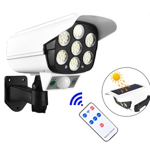 Applique murale à 77 LED avec caméra de sécurité, capteur de mouvement, luminaire d'extérieur, idéal comme décoration de jardin ou pour la <span class=keywords><strong>rue</strong></span> - Product Image 1