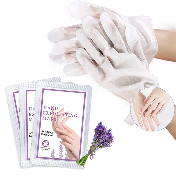 OEM Natural Hand Mask Skin Repair Cream Moisturizing Peeling Mask Organic Lavender Hand Mask
