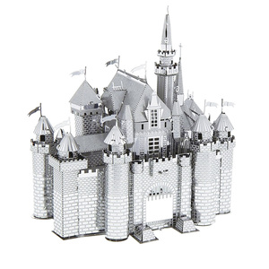 Rompecabezas Metálico 3D Hecho a Mano, Modelo Estereoscópico para Adultos, <span class=keywords><strong>Castillo</strong></span> de Cuento de Hadas, <span class=keywords><strong>Juguete</strong></span> de Ensamblaje - Product Image 1