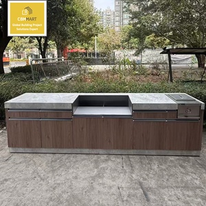 CBMMART - Muebles <span class=keywords><strong>de</strong></span> Cocina para Exterior <span class=keywords><strong>de</strong></span> Acero Inoxidable, Almacenamiento para Parrilla, Resistentes al Agua y a la Intemperie, Diseño Moderno y Personalizado para <span class=keywords><strong>Barbacoa</strong></span> - Product Image 6