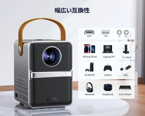 Mini projecteur <span class=keywords><strong>motorisé</strong></span> OEM/ODM avec WIFI, 170 lumens ANSI, écran HD 720P, mise en miroir d'écran, projecteur LCD portable - Product Image 6