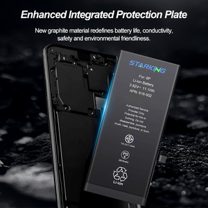 Batería de alta capacidad de 3200mAh para <span class=keywords><strong>iPhone</strong></span> 5 6 7 <span class=keywords><strong>8</strong></span> 11 12 13 X XS XR Max Pro-Modelos de características de calidad 3A incluidos 6P 6S Plus <span class=keywords><strong>SE</strong></span> - Product Image 5