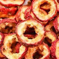 Traditionele Chinese kruidenthee Shan Zha, bulk kruiden, pitloze zoete gedroogde meidoornvruchten, plakjes, snack, groothandel voedselingrediënt