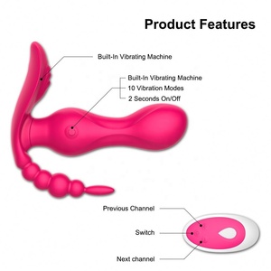 Mädchen Power Wearable Female Fernbedienung Vaginal Vibrator <span class=keywords><strong>Hot</strong></span> Sale Unsichtbare Massage Sexspielzeug für erwachsene Frauen - Product Image 3