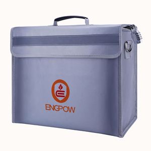 Fire Proof Wholesale Document <b>Box</b> <b>File</b> Cases Fire Water Resistant with Lock Zipper Business Useful Storage Bag - Product Image 1