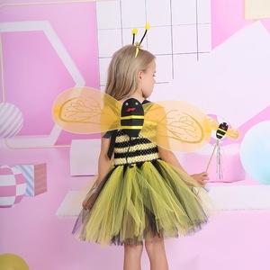 Disfraz de Abejita para Niña, Falda Tutú de Princesa, Conjunto de Vestido para Halloween, Carnaval, Fiesta de Cumpleaños, Actuación, AL053-W - Product Image 5