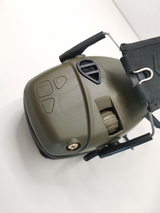 NRR 26dBノイズリダクションスリムパッシブ聴覚プロテクターを撮影するための耳保護安全イヤーマフ、薄型イヤーカップ付き - Product Image 3