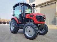Traktor Mini Kebun Lovol M704 70hp 4wd Mesin Diesel dengan Loader Depan
