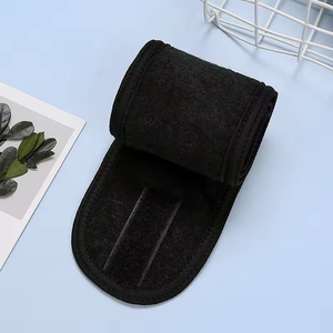 Verstelbare, elastische yoga-hoofdbanden met borduursels, gezichtsreinigingshaarband, badstof spa-hoofdband voor vrouwen - Product Image 4