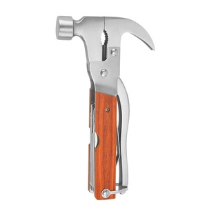Outil multifonction d'urgence <span class=keywords><strong>pour</strong></span> l'extérieur avec manche en acier inoxydable et en bois, <span class=keywords><strong>marteau</strong></span> de toiture <span class=keywords><strong>pour</strong></span> kit de survie OEM - Product Image 3