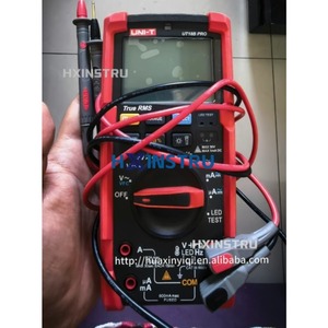 มัลติมิเตอร์ดิจิตอล UNI-T UT18B Pro True RMS วัดแรงดันไฟฟ้า AC DC แอมป์มิเตอร์ 1000V 10A ความจุ 6mF ความถี่ 1MHz ระบบ Auto Range Tester H - Product Image 2
