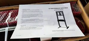 Presse <span class=keywords><strong>hydraulique</strong></span> standard de magasin de l'équipement d'atelier <span class=keywords><strong>12T</strong></span> de la CE avec la bouteille soudée Jack - Product Image 6