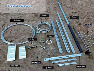 Trauben stangen pfähle aus verzinktem Metalls tahl <span class=keywords><strong>Vineyard</strong></span> Trellis <span class=keywords><strong>Post</strong></span> - Product Image 5