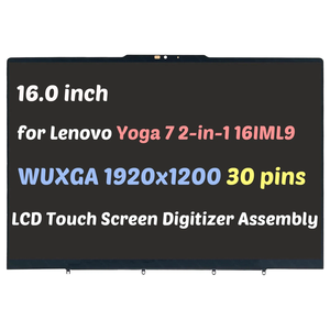 Écran tactile LCD 16 pouces pour Lenovo Yoga 7 2-en-1 16IML9 83DL WUXGA - Product Image 1
