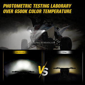 Faro Led DRL para YAMAHA <span class=keywords><strong>RAPTOR</strong></span> <span class=keywords><strong>700</strong></span> 2006-2022 con luz de señal de giro <span class=keywords><strong>amarilla</strong></span> 12V para accesorios Yamaha ATV / UTV - Product Image 6