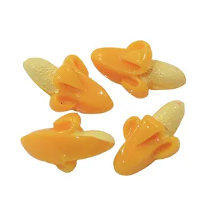 Pleasing Peeled Banana Style Resin Bead for Home/Party/Jewelry Craft Decoration