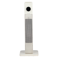 Nouveau modèle de chauffage intelligent pour la maison avec ventilateur PTC, sûr et économe en énergie, avec éclairage, réglage chaud/froid, 2000W, couverture de 300-399 pieds carrés