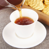 Thé Pu'er Ripe du Yunnan, Feuille d'Or de la Région de Menghai, en vrac, pressé, pour la santé, la perte de poids et la nutrition de l'estomac