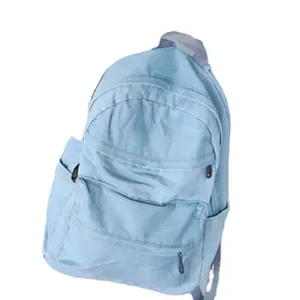 Модный рюкзак из джинсовой ткани, школьная Дорожная Спортивная пара сумок