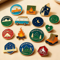Broche personnalisée en émail dur à faible coût de moulage, échantillon gratuit, badge en émail personnalisé, épingles de revers magnétiques 3D en métal