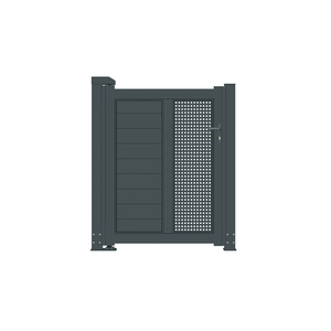 Ánh sáng mặt trời Lọc laser cắt mô hình kim loại đục lỗ với hiệu ứng chơi bóng nghệ thuật hiện đại cổng vườn - Product Image 1