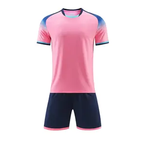 Uniforme de futebol em branco para homens e crianças, camisa de futebol personalizada 23/24, camisa retrô clássica respirável para futebol