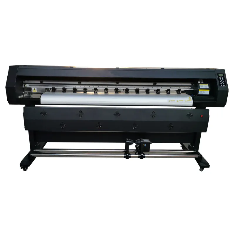 1800K Factory wholesale 1.8m XP600 head vinyl sticker CMYK eco solvent printer in China