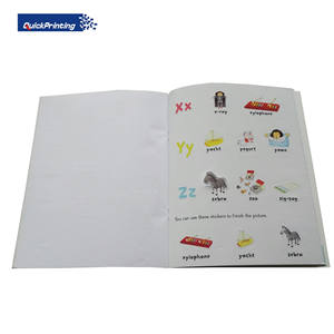 Custom Printed Soft Cover Fancy Art School Kids' Easy English Story Book Cardboard Brochure with Work <strong>Paper</strong> Board Color - Product Image 4