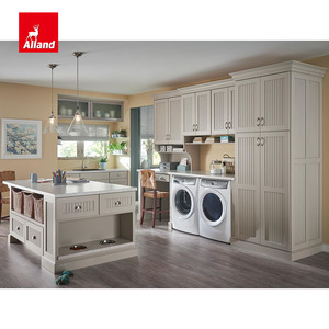 Armoire de bureau Alland Tillman Heights Maple <span class=keywords><strong>Chai</strong></span> <span class=keywords><strong>Latte</strong></span> Pewter Highlight, îlot de nourrissage pour animaux, armoire de buanderie pour <span class=keywords><strong>maison</strong></span> personnalisée - Product Image 2