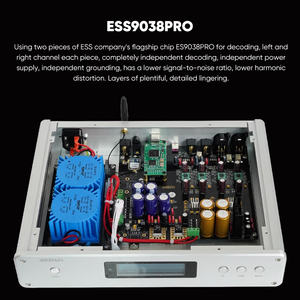 BRZHIFI Fabricant DC300 ES9039PRO Décodeur double cœur et entièrement équilibré BT5.0 CSR8675 HIFI DAC Amplificateur casque - Product Image 3