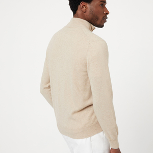 Suéter de <span class=keywords><strong>Cuello</strong></span> <span class=keywords><strong>Alto</strong></span> Personalizado con Logotipo, Tejido en Lana, Mohair y Cachemira, Manga Larga, con Cierre, para Invierno - Product Image 4