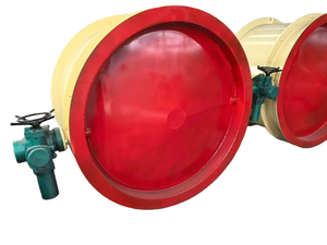 DN1800 Válvula de Mariposa de Gran Diámetro con Brida para Ventilación, Sellado Hermético para Altas Temperaturas y Medios Ácidos - Product Image 4