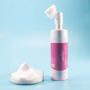 Limpiador Facial de espuma rosa para el cuidado de la piel, blanqueador Natural orgánico para Mousse, Visage, limpieza Facial, Oem