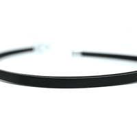 Laumocarocn — ceinture professionnelle en cuir véritable pour femmes, découpe fine, boucle argentée, Double D, 25mm de large, pour filles