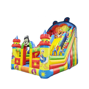 Trung Quốc nhà máy của lớn đôi <span class=keywords><strong>Inflatable</strong></span> Slide cho trẻ em thương mại cấp khổng lồ khô trượt Bouncer cho sân sau <span class=keywords><strong>Inflatable</strong></span> lâu đài - Product Image 1